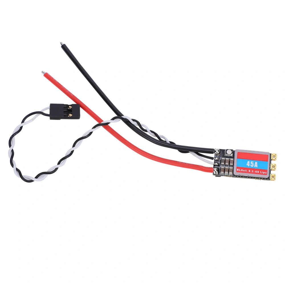 BLHeli_S Brushless ESC with LED Light 2S6S LIPO for FPV RC Drone Accessory(45A )