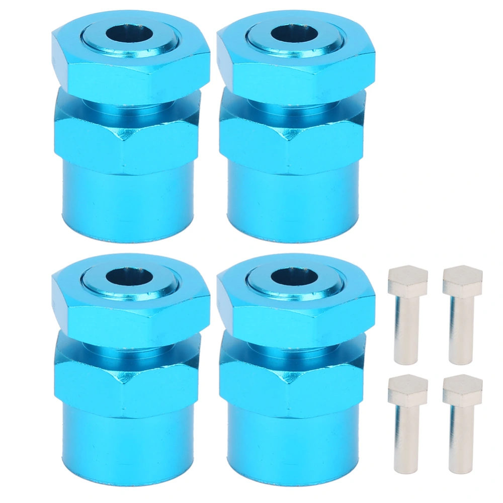 12mm to 17mm Wheel Hex Conversion Adapter Accessories Fit for 1/10 RC Crawler 15mmBlue