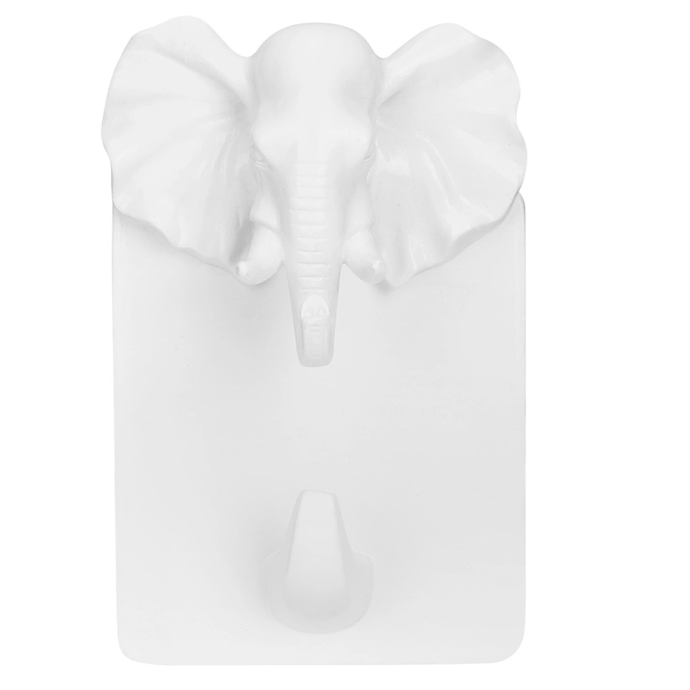 Multifunctional Resin Elephant Shape Bathroom Wall Mount Adhesive Hook Hanger