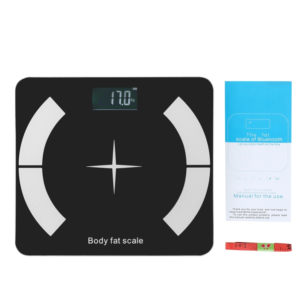 Bluetooth Body Fat Scale LCD Digital Bathroom Weight Scale with Smartphone App