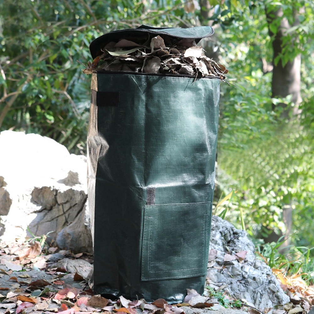 Multifunction Garden Leaves Bag Organic Compost Planting Bag Kitchen Waste Bags 45x80cm