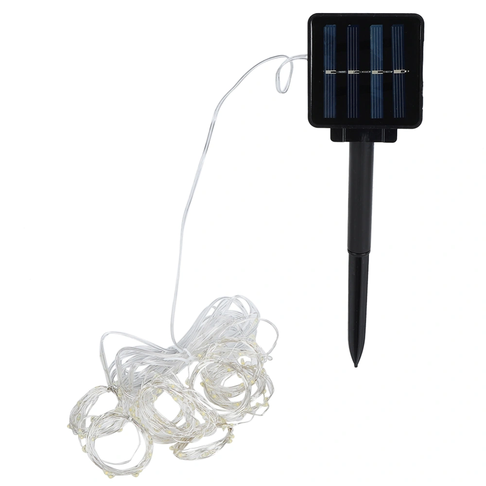 Outdoor Solar Power 120LED Chips Umbrella String Lights for Garden Yard Party Decoration