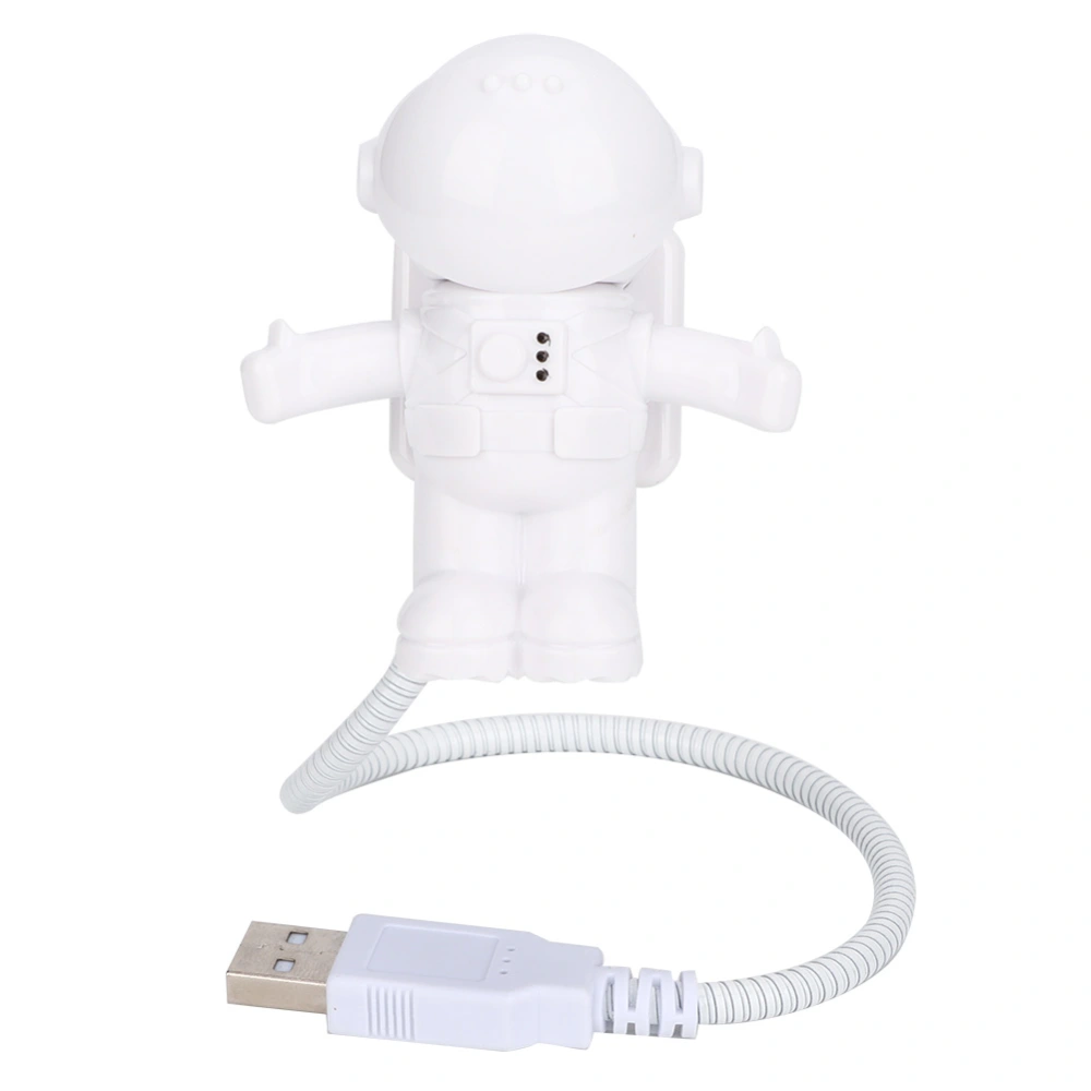 Energy Saving Astronaut Spaceman Shape Mini USB LED Night Light Computer Laptop Notebook Lamp