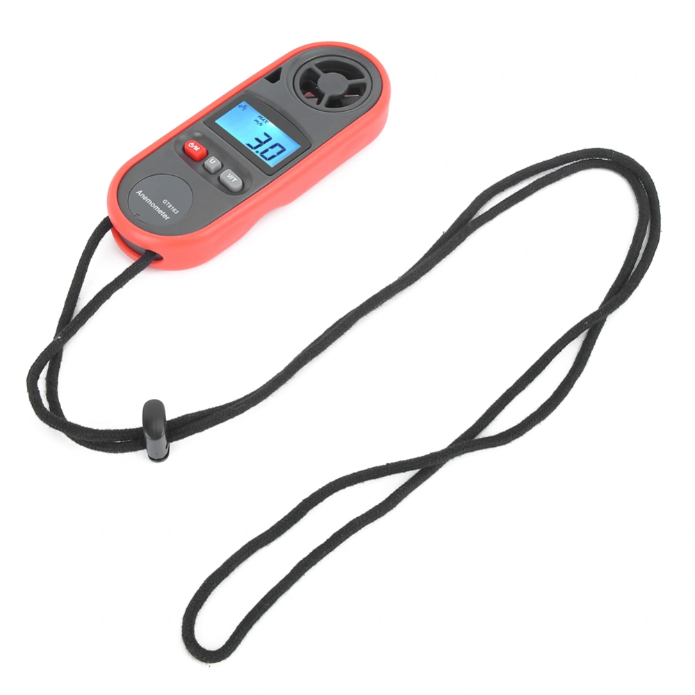 Digital Portable Handheld Anemometer Wind Speed Gauge Wind Temperature Meter Thermometer