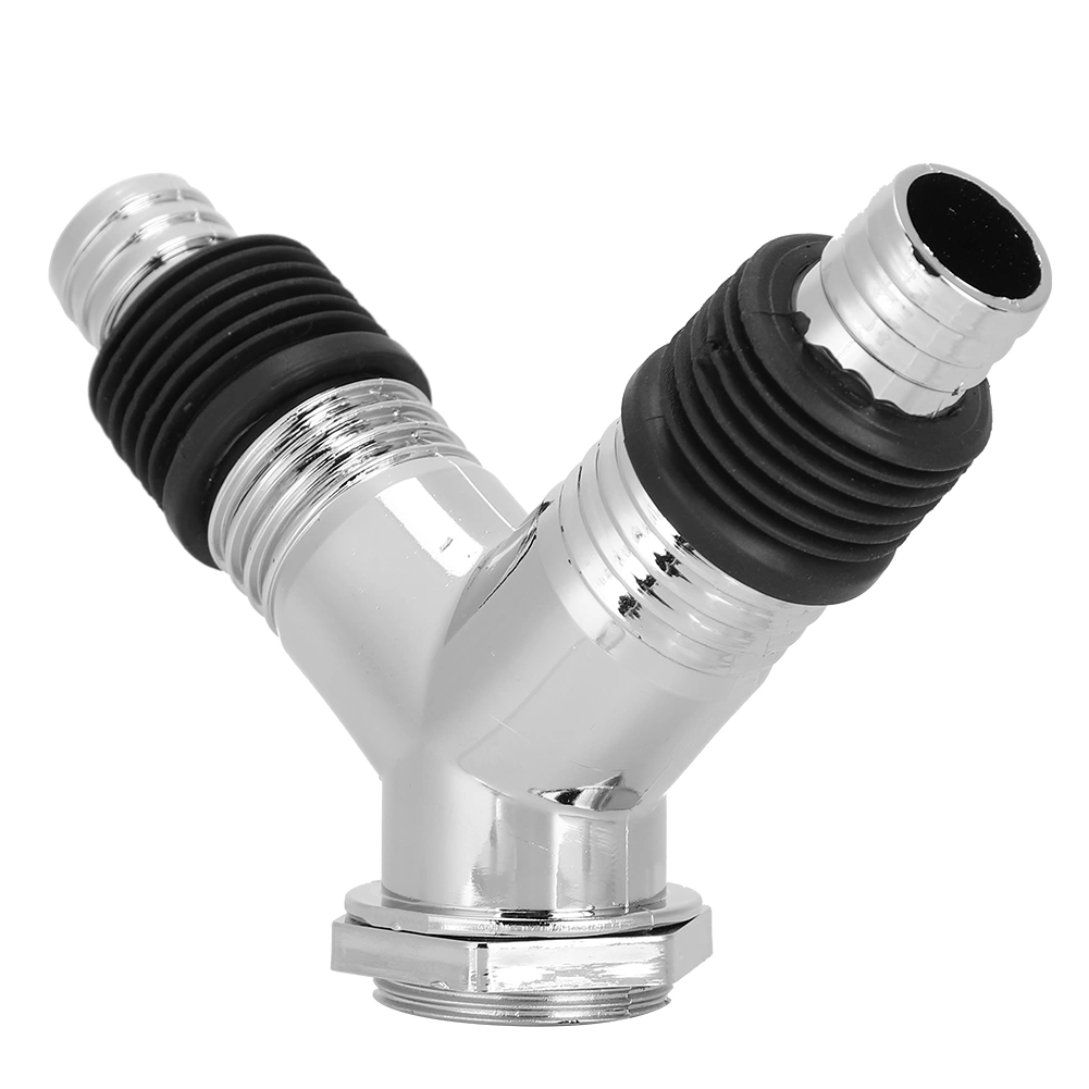 DualPurpose Y Pipe Connector Floor Drain Tee Joint Adapter Drain Sealing Tool for Washing Machine(Y Pipe Connector )