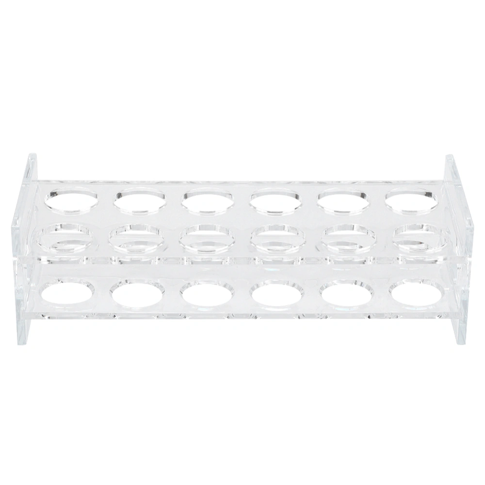 Desktop 2 Rows 12 Bottles Wine Cup Rack Glass Holder Display Shelf Organizer2 Row x 6 Holes