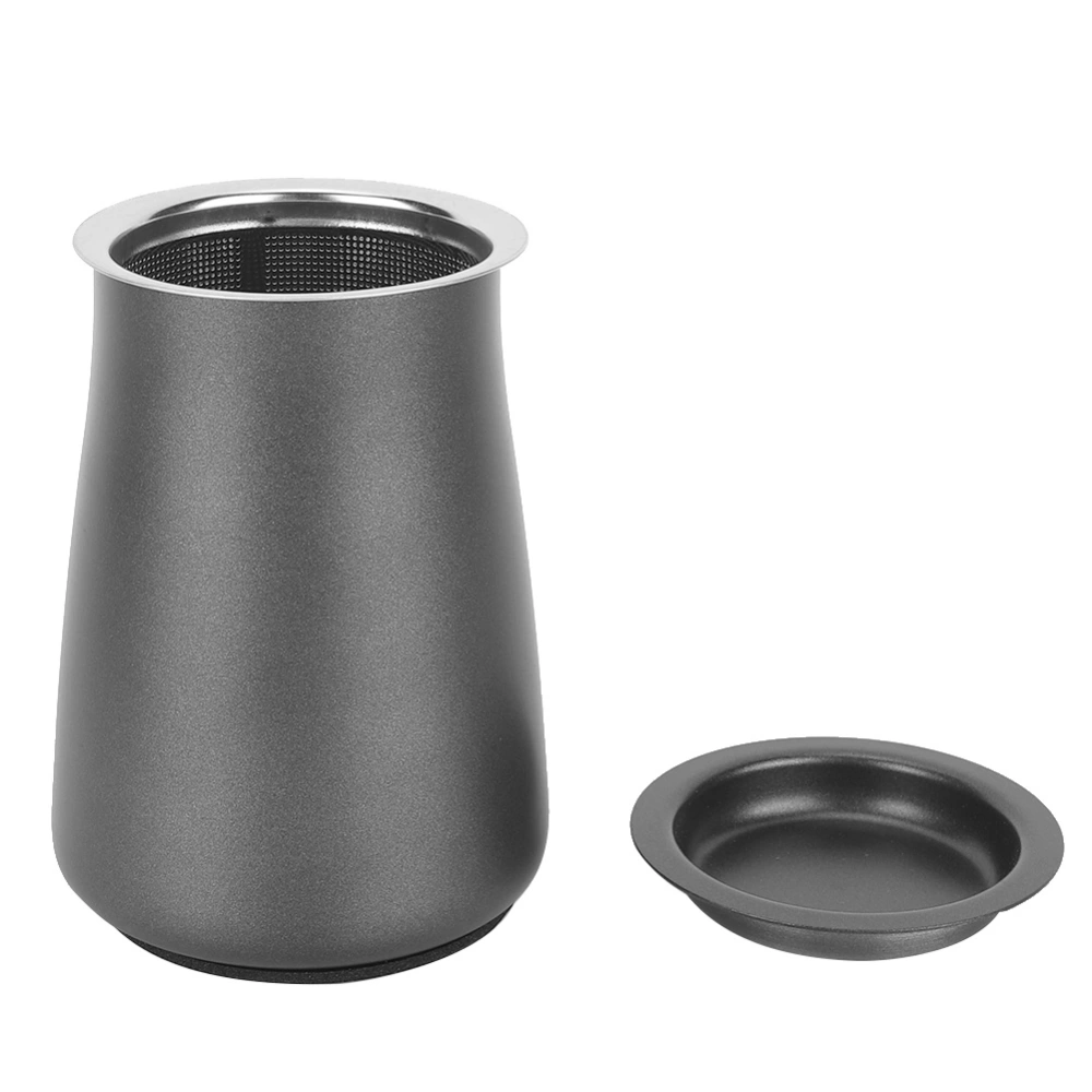 Stainless Steel Manual Coffee Powder Strainer Filter Coffee Making Accessories Black