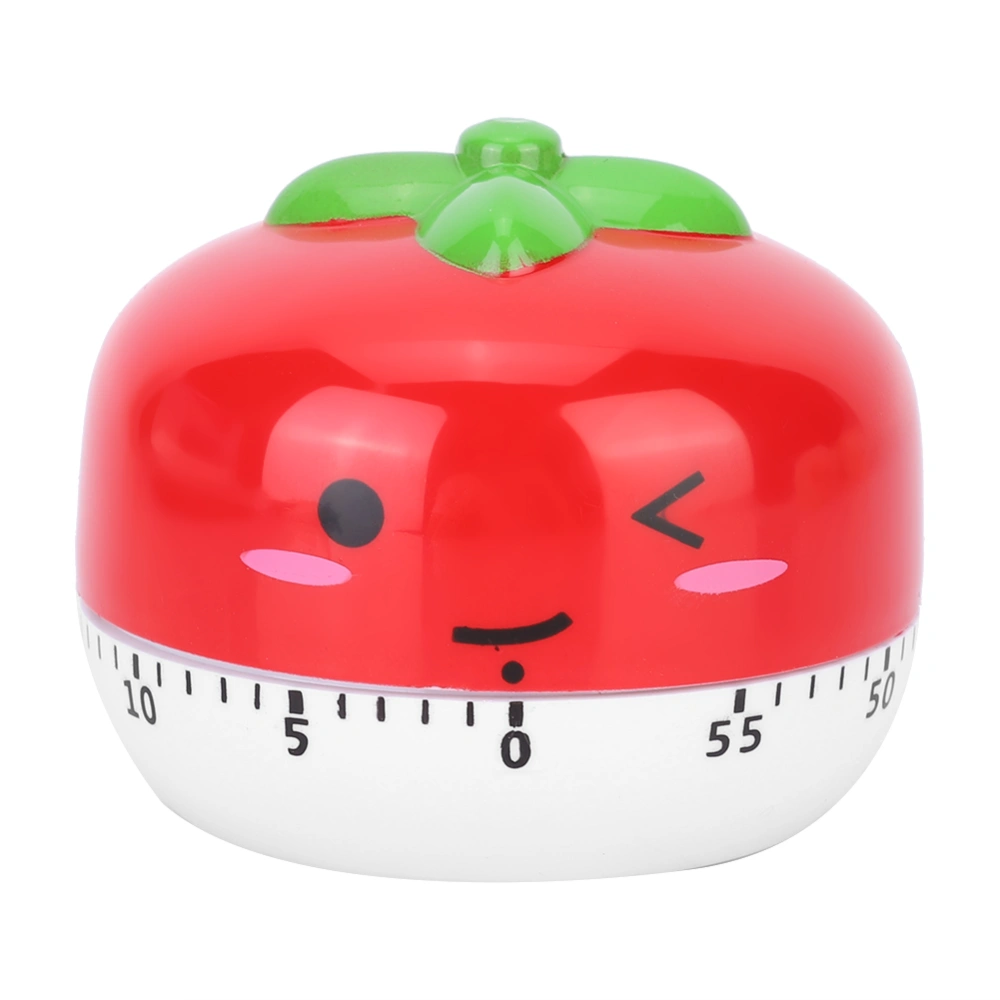 Cartoon Mechanical Manual Kitchen Cooking Timer Alarm Reminder Timepiece Countdown ToolRed