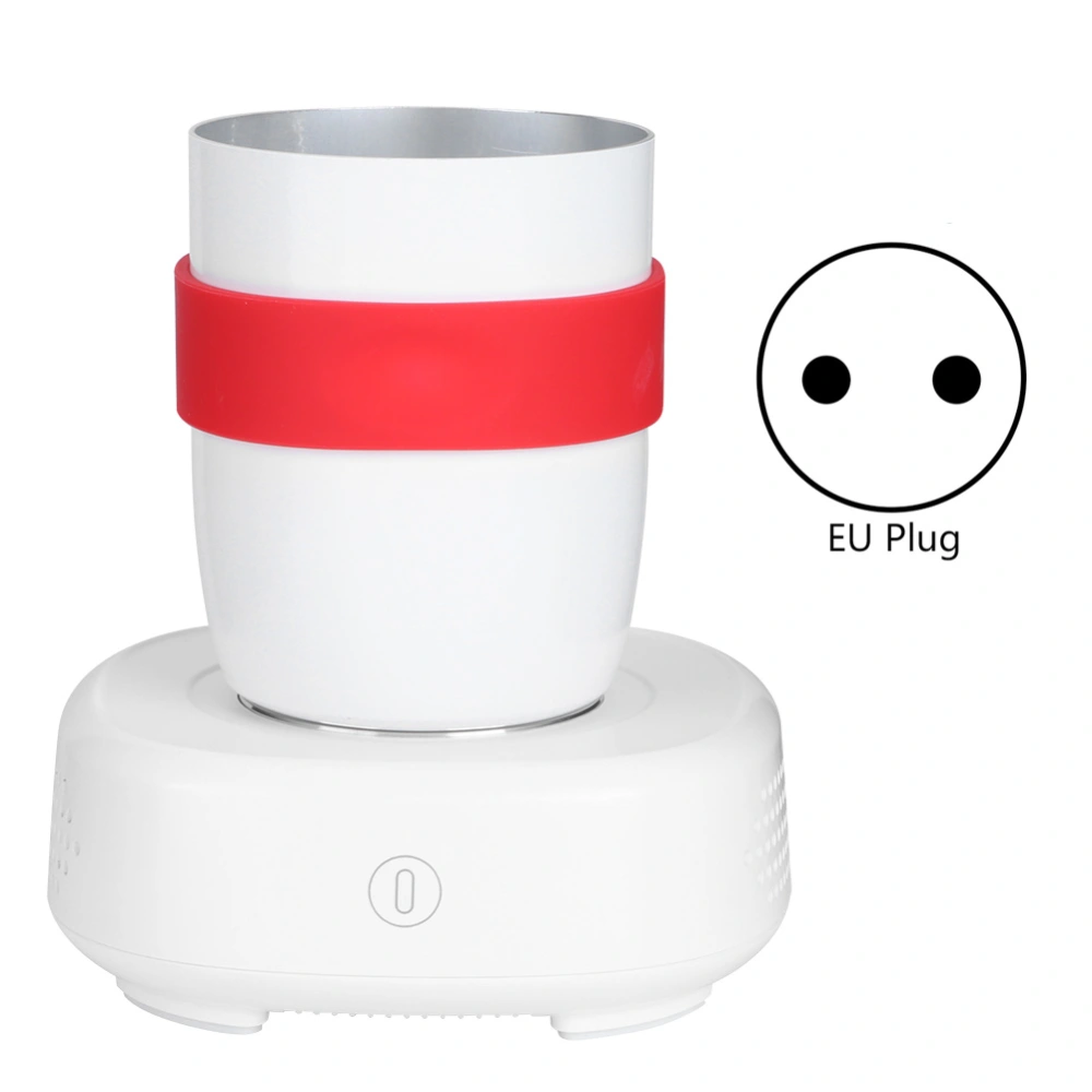 Compact Hot and Cold Dual Use Intelligent Heating Quick Cooling Cup for Home Office 100-240VEU Plug