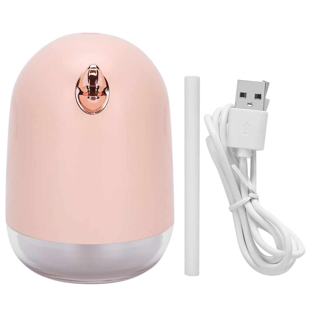 330ml Cute Desktop USB Humidifier Aroma Diffuser with Ambient Light for Home Office Car UsePink