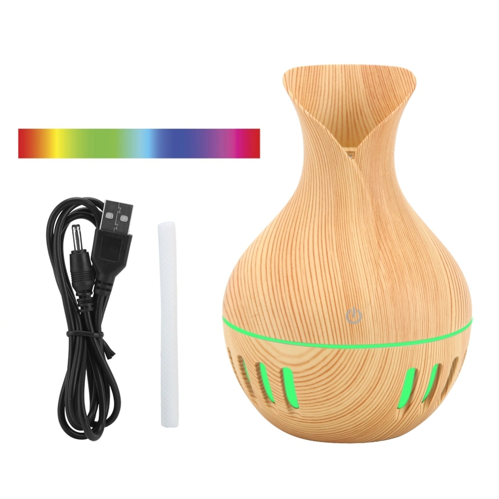 300ml USB Retro Aromatherapy Aroma Oil Diffuser Air Humidifier Mist Maker with Colorful Lights for Home Car