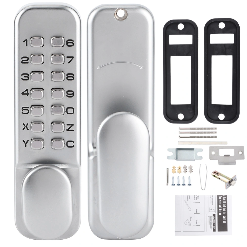 Intelligent Mechanical Combination Lock Security Keyless Coded Lock for Home Office Entry