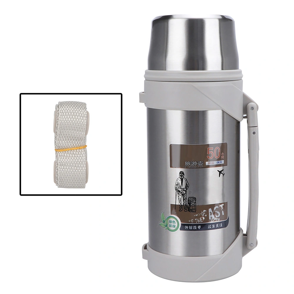 Stainless Steel Large Capacity Car Travel Water Bottle Sports Kettle Vacuum Insulated Beverage Bottle Home