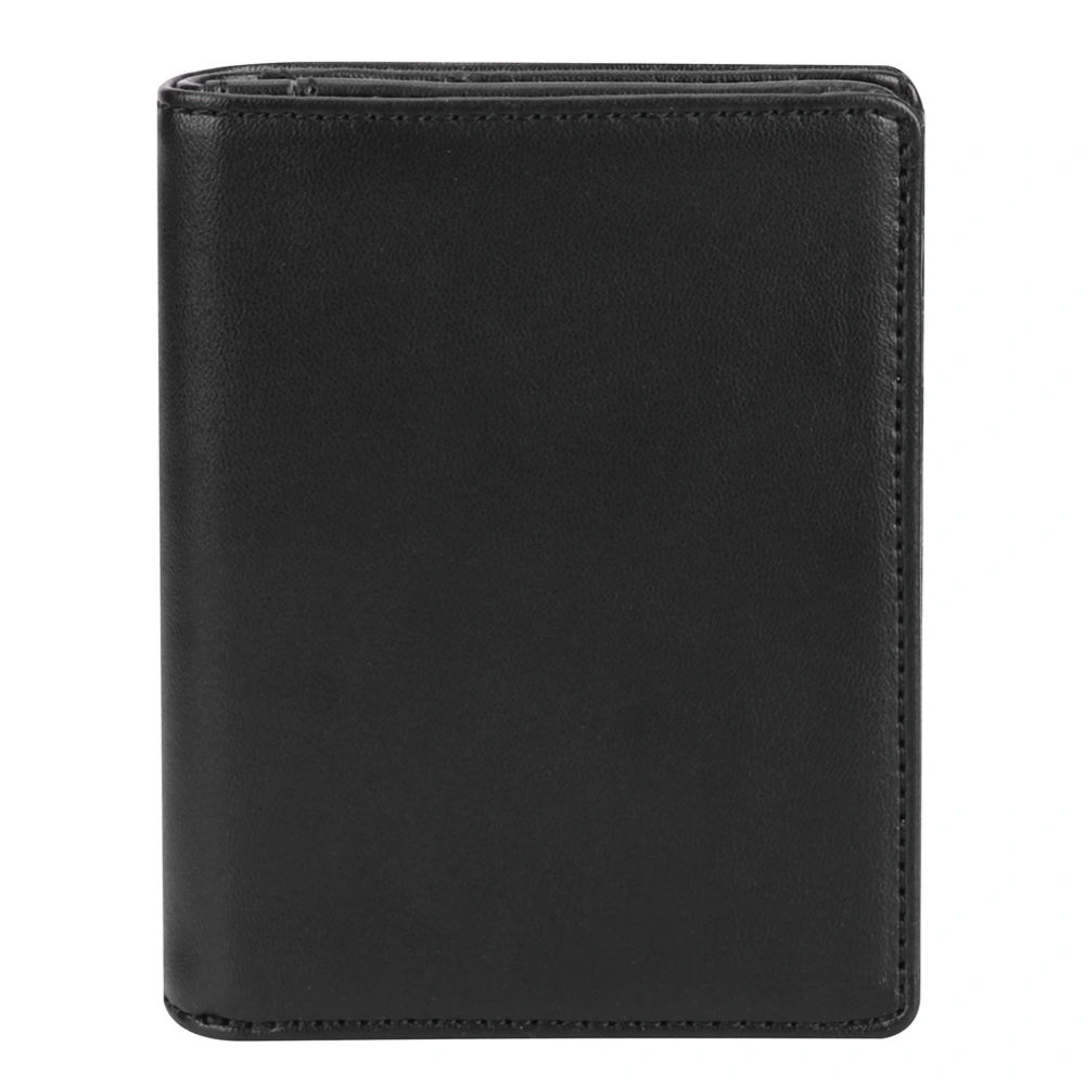 Portable RFID Anti-Theft Purse Wallet Cash Card Holder Fashionable Male Business WalletBlack