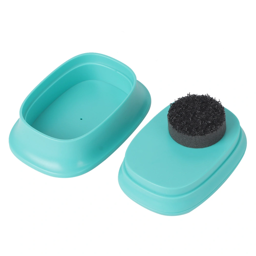 Mini Household Shoes Cleaner Brush Polish Buffing Sponge Shoes Care Cleaning ToolGreen-For White Shoes