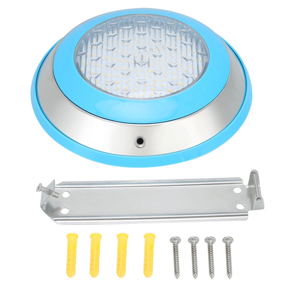 12W Waterproof IP68 Underwater Lamp 12V LED Wall Mounted Swimming Pool Light Warm Light( )