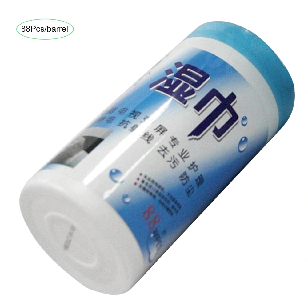 88Pcs Disposable Wipes Cleaning Safety Wet Tissue for Smartphone Computer TV LCD Screen