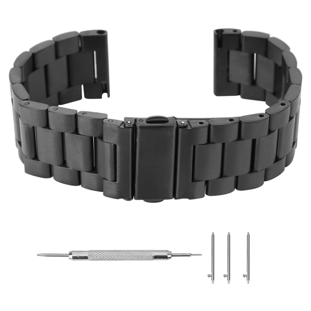 Stainless Steel Watch Strap Watchband with Tools for Samsung Gear S3/S2/Galaxy Watch