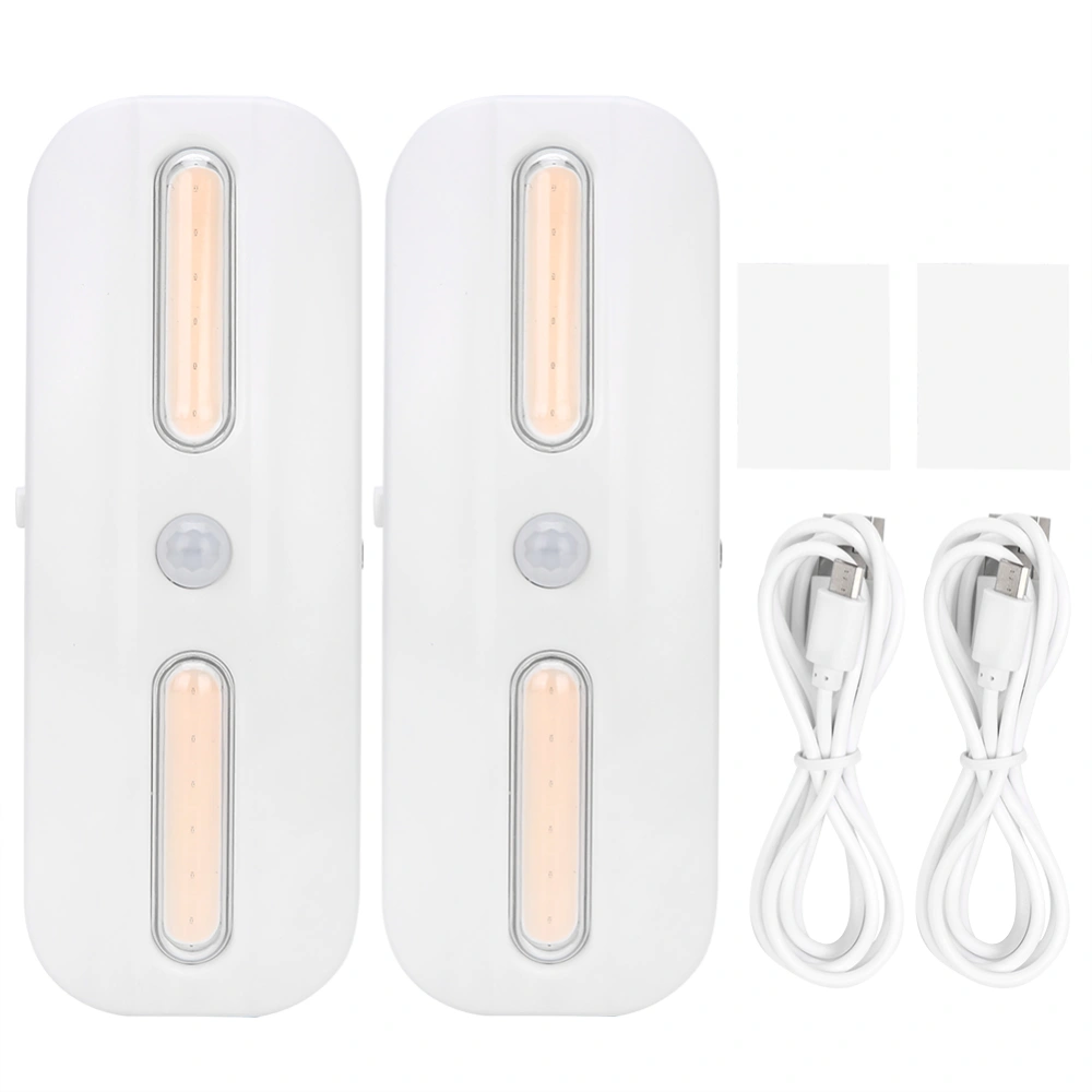 2Pcs Household UV Ultraviolet Light USB Rechargeable Automatic Induction Corridor Night Light