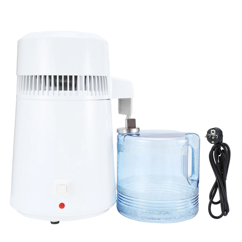 4L Household Water Distiller Filter Machine Stainless Steel Distillation Purifier EU AC220‑240V