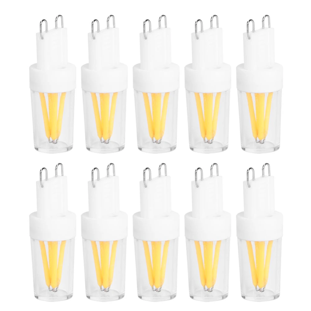 10pcs G9 LED Bulb 2W AC 230V Light Bulb Replacement with Bi Pin Base for Home Lighting