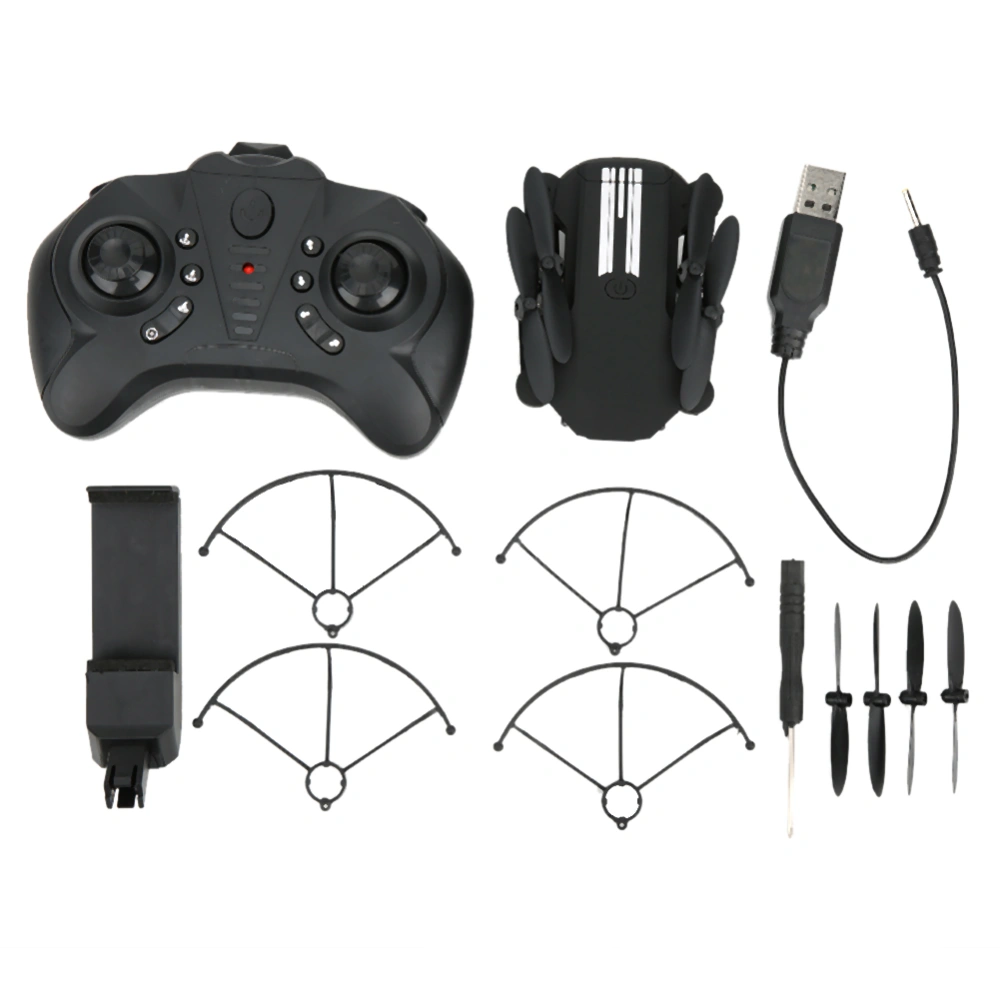 Mini Folding Drone High Definition Camera Professional WIFI RC Drone QuadcopterBlack 480P