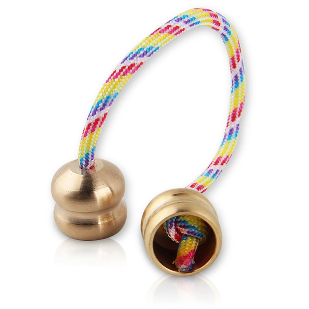 Portable Alloy Finger YoYo Pressure Relief Funny Hand Toy for Teenager Adult Gift (Colorful)