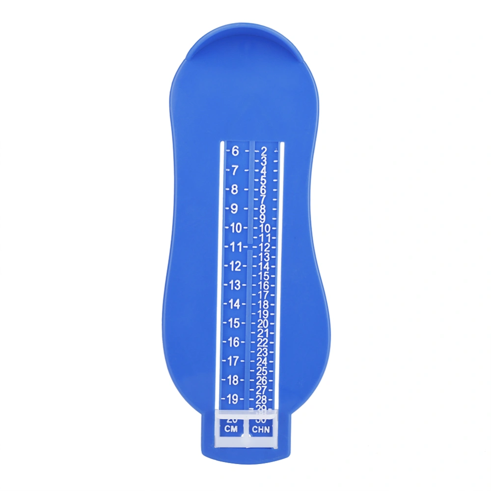 Child Foot Measure Device Infant Baby Kid 5 Colors Feet Length Measuring Ruler (Blue)