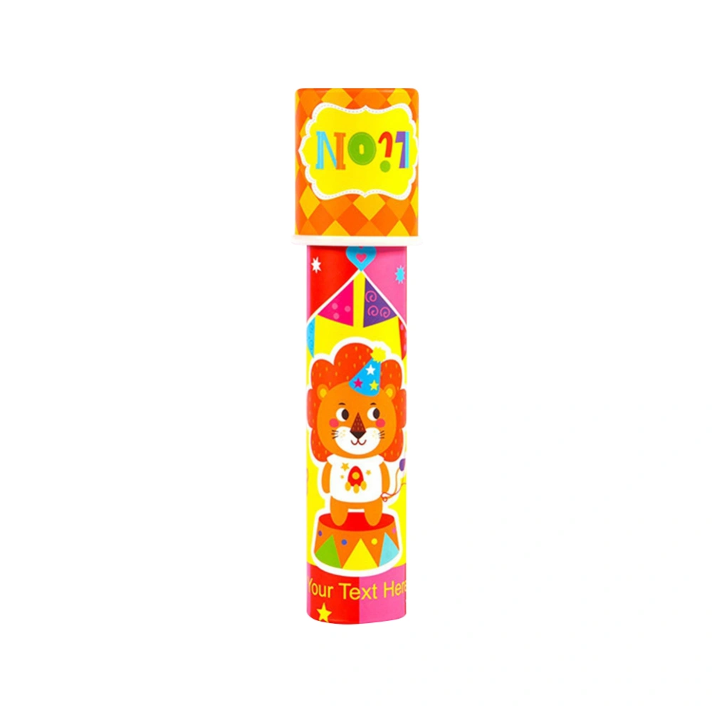 1Pc Children DIY Classic Kaleidoscope Educational Optical Toy Toddler Kids Gift(Lions)