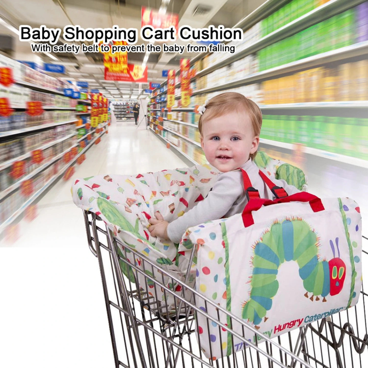 Baby Shopping Cart Cushion Children Trolley Seats Protection Covers Travel Bag Protector