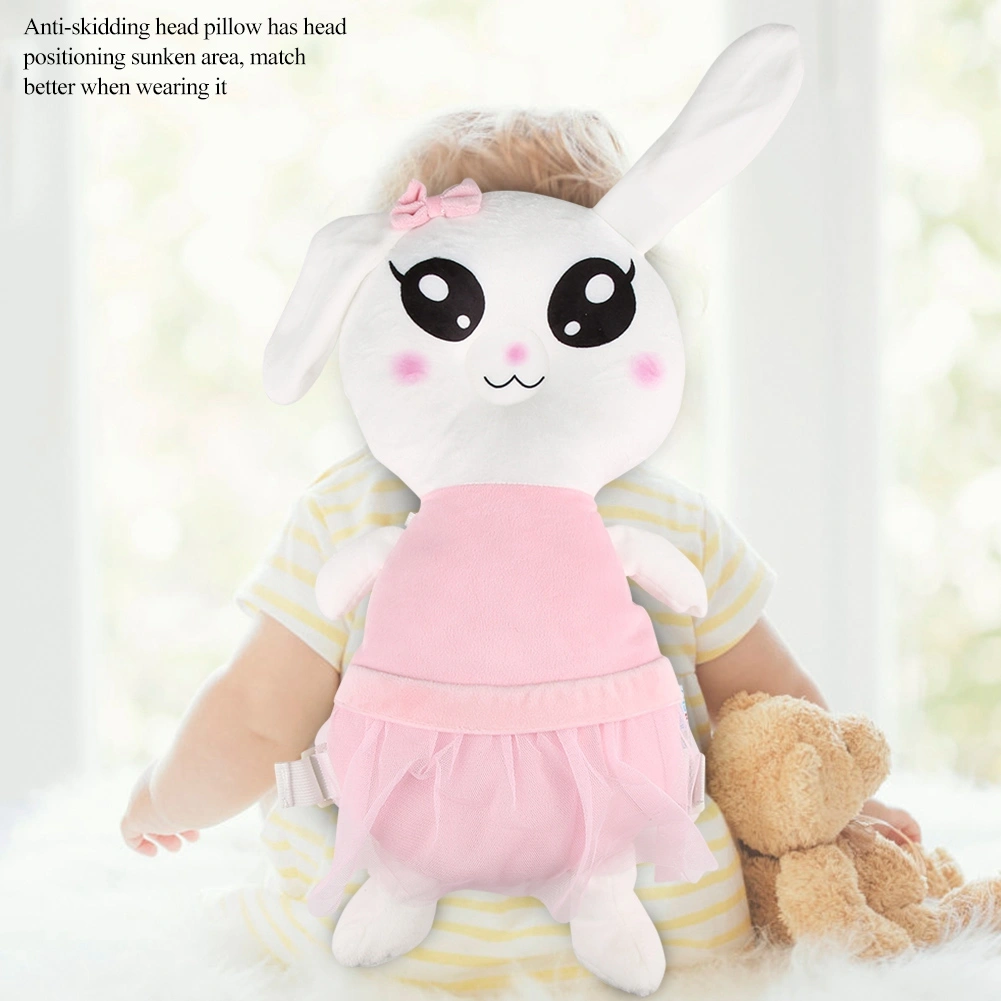 Infant Baby Drop Resistance Head Protection Pillow Toddler Neck Nursing Pad (Rabbit)
