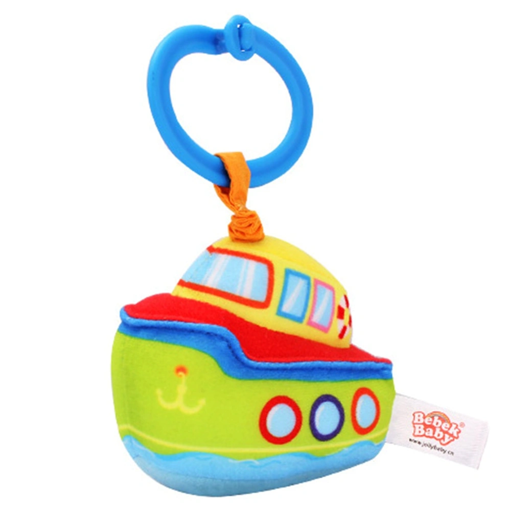 Car Vehicle Baby Hand Bell Rattle Grasping Infant Children Hanging Cloth Toys(Hanging Ship)