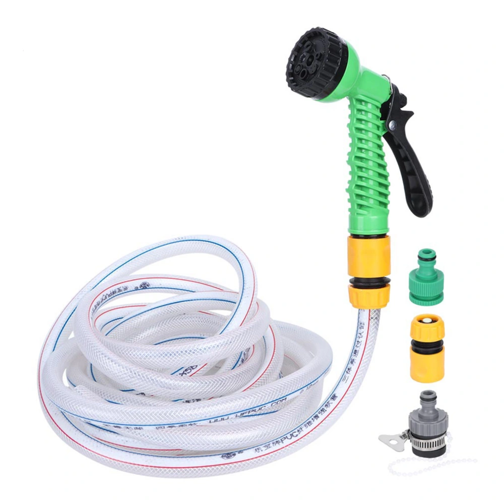 Watering Kit Gardening Household Water Spray Irrigation Car Wash Telescopic Flexible Hose Set