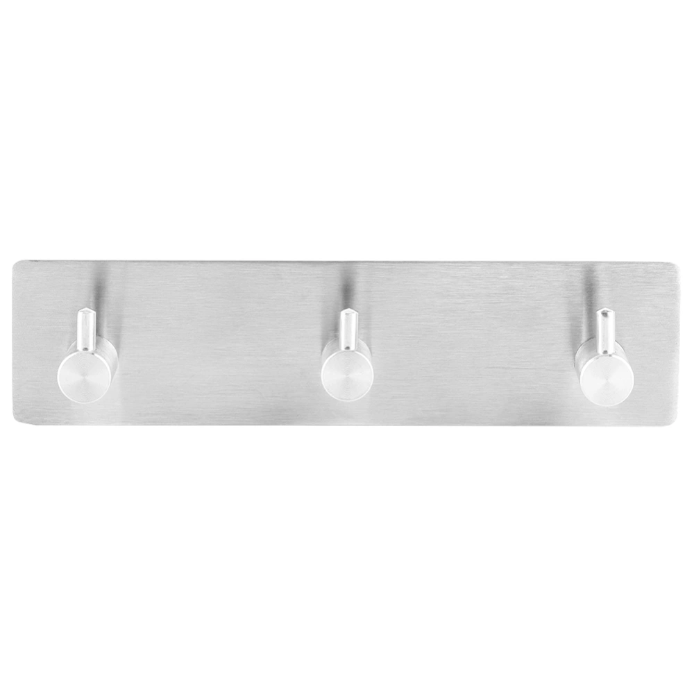 304 Stainless Steel Wall-Hanging Self-Adhesive Hooks Towel Coat Hanger for Bedroom Bathroom