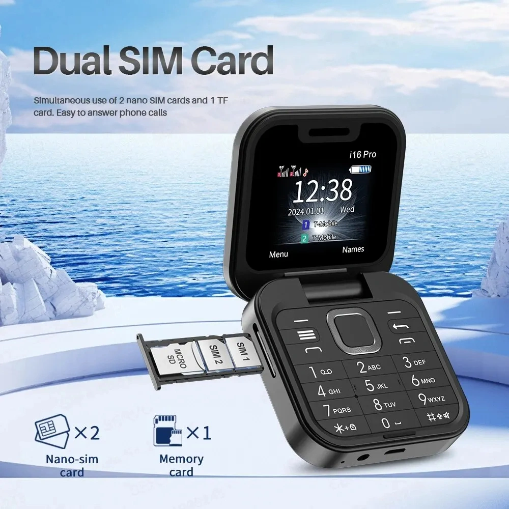 I16 Mini Dual Card 2G Non-smart Phone Renovates Machine Button Elderly Mobile Phone