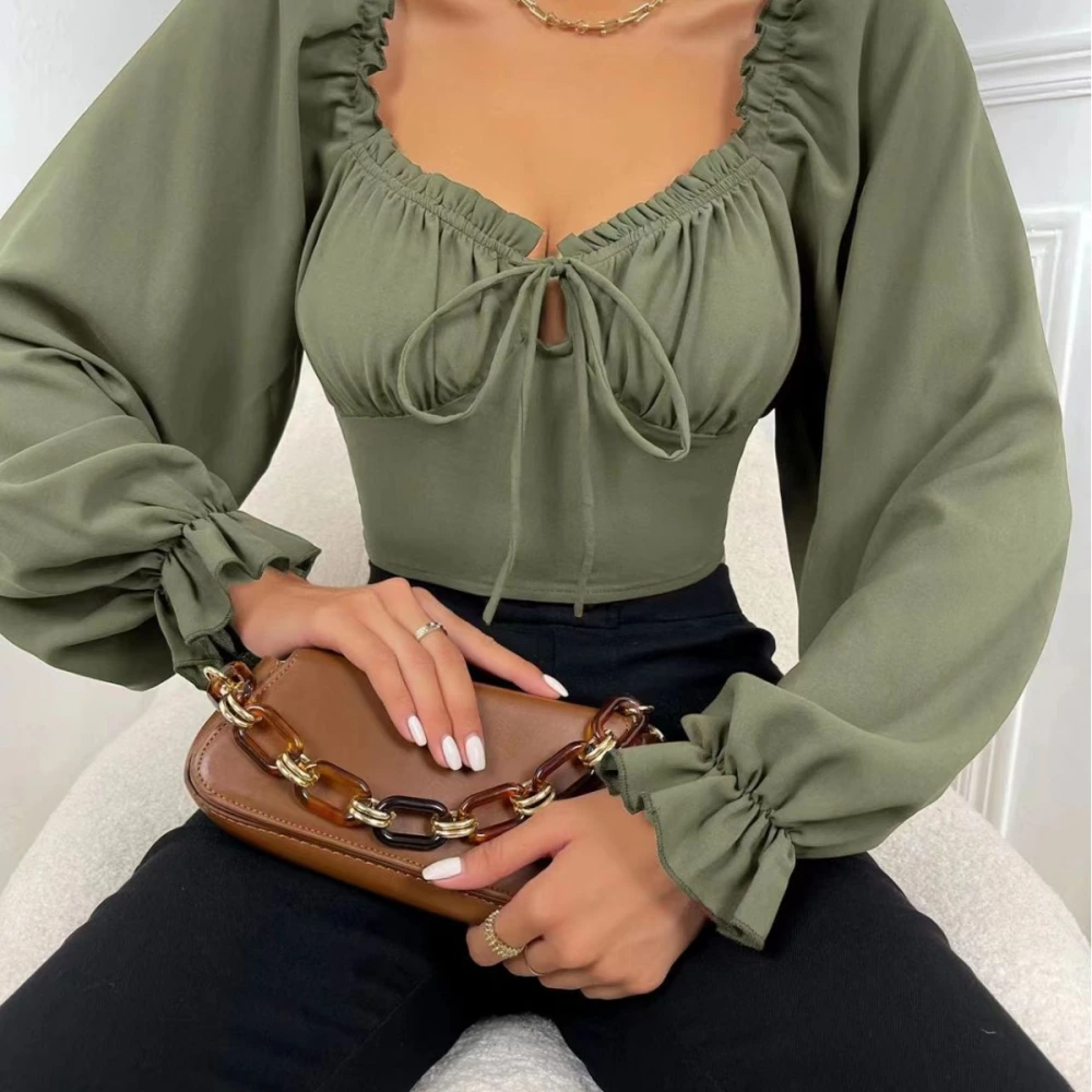 Hot Girl Off-shoulder Women's Cropped Top