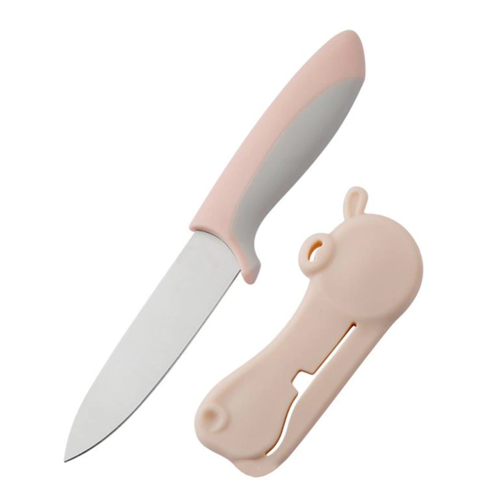 Pocket Folding Paring Knives Portable Cute Hippo Peeling Knife 