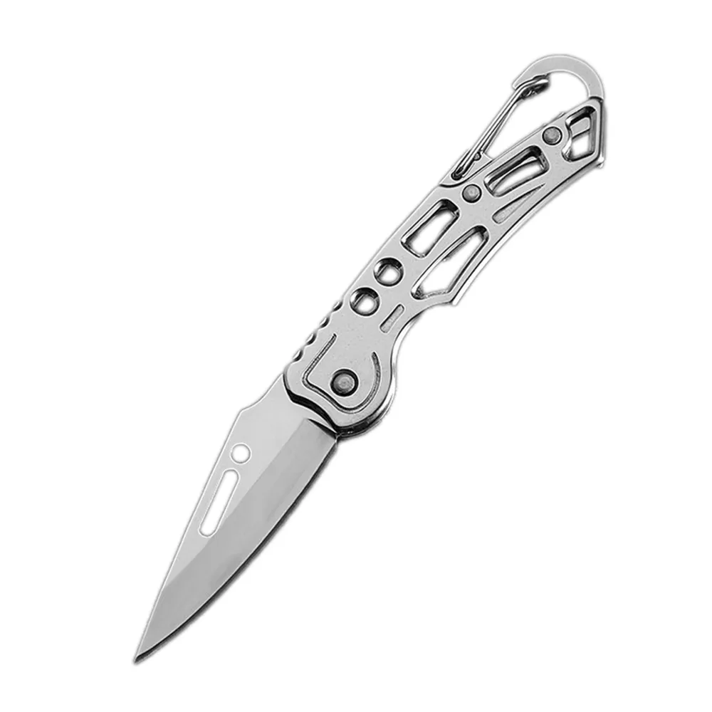 Mini Pocket Knife Keychain Stainless Steel Folding Survival Knife