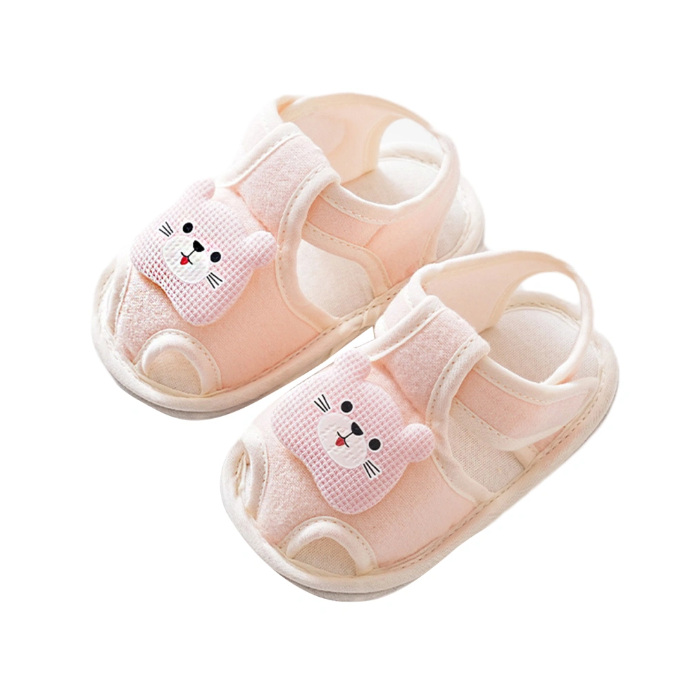 Baby Girls Boys Sandals Cute Cartoon Bear Non-Slip Soft Mules