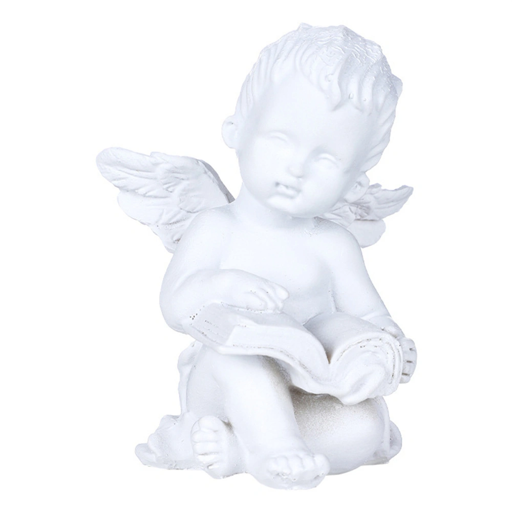 Angel Decor, Cute Resin Angel Figurine Tabletop Decorations for Home 