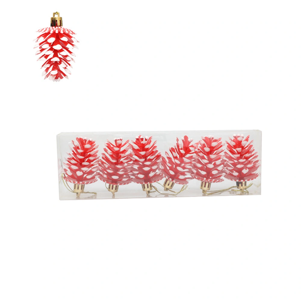 Christmas Tree Decorations Hanging Pine Cones Ornaments for Party