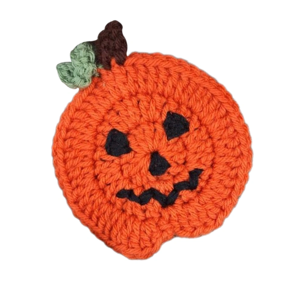 Halloween Rustic Placemats Handmade Crochet Heat-Resistant Table Mats 