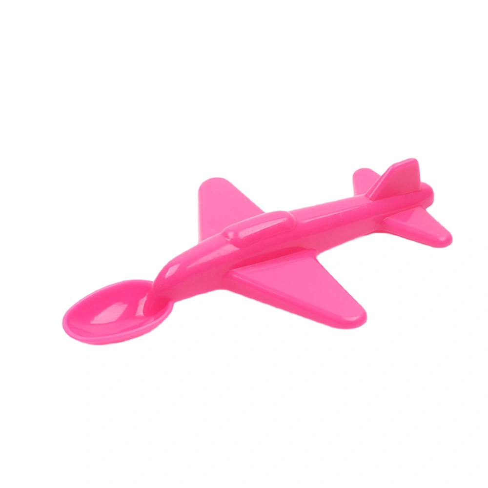 Kids Plastic Spoons Children's Spoon Toddler Airplane Spoons Cutlery