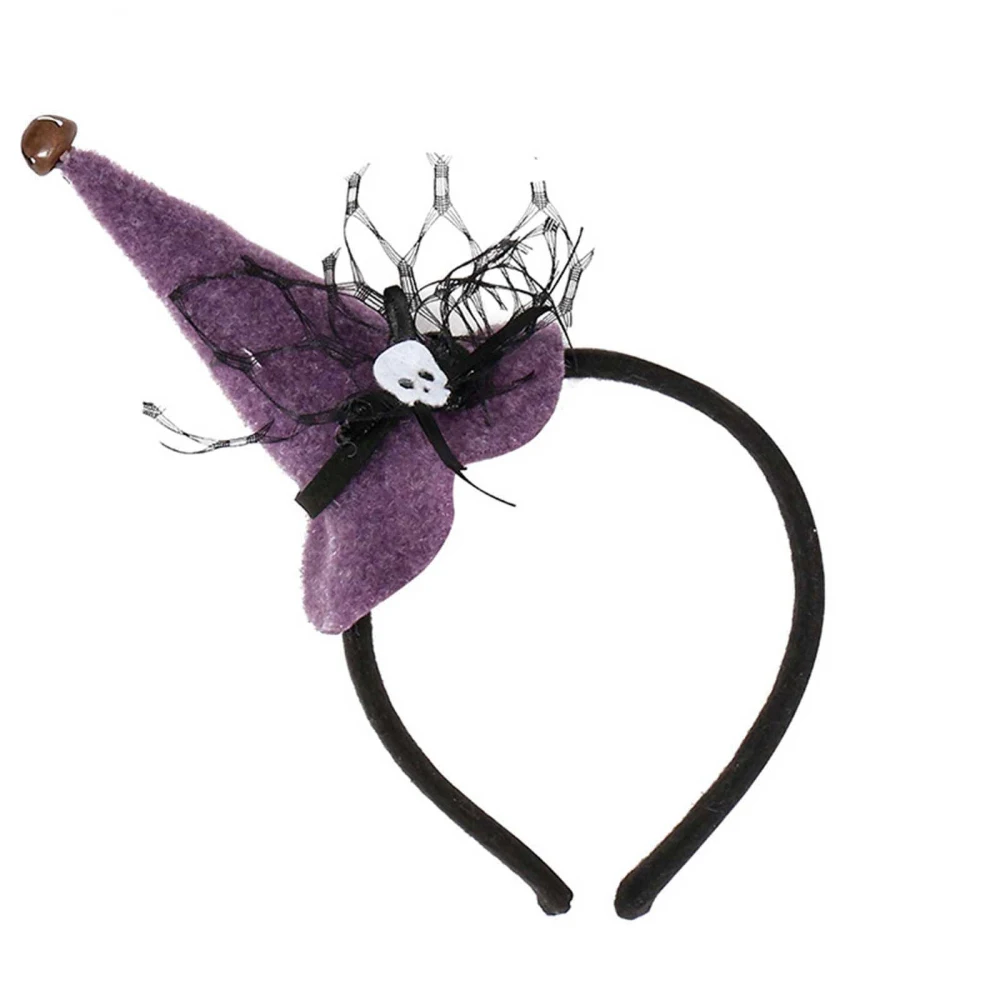 Halloween Headband Pumpkin Witch Hat Hair Band Hair Hoop Headdress