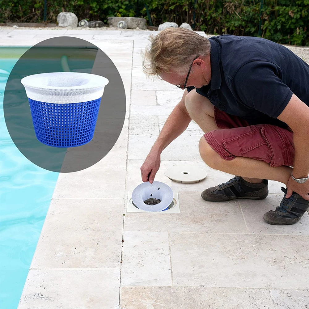 Pool Skimmer Socks Swimming Pool Filter Socks Filter Net Swimming Pool Garbage Cover Antifouling