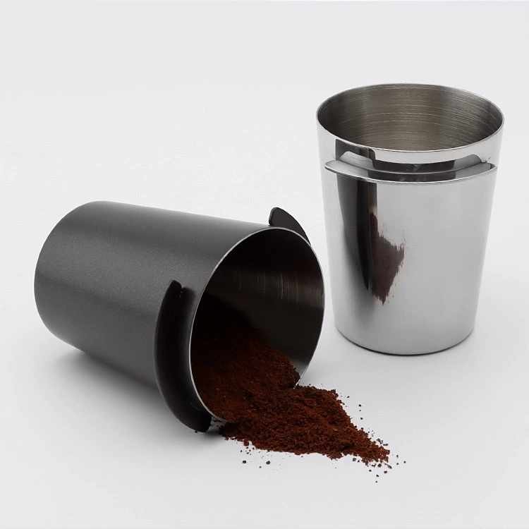 304 Stainless Steel Coffee Connection Powder Cup