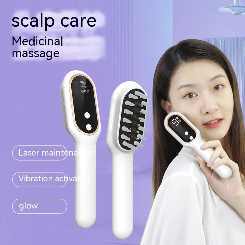 Scalp Medicine Feeder Care Massage Blue Light Red Light Hair Growth Tonic Import Comb