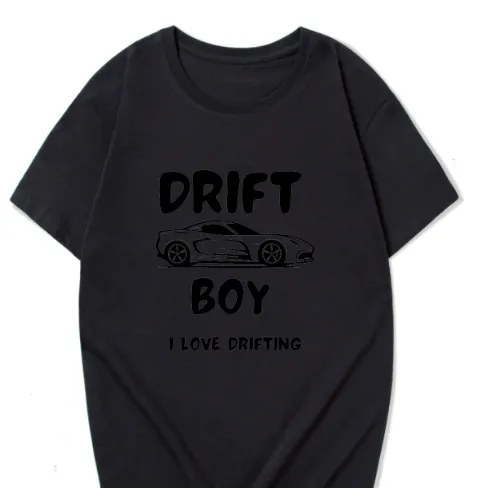 Stylish Drift Boy T-Shirt For Car Lovers