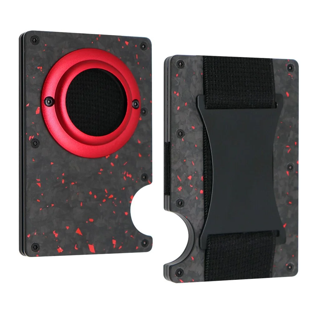 Tracker Card Holder Spot Forged Carbon Air Tag