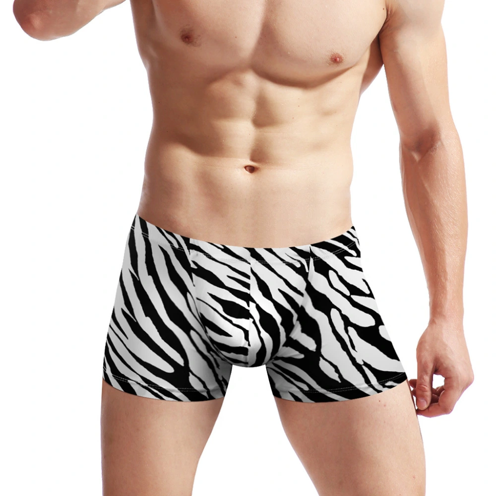 Men's Zebra Low Waist Twill Underpants